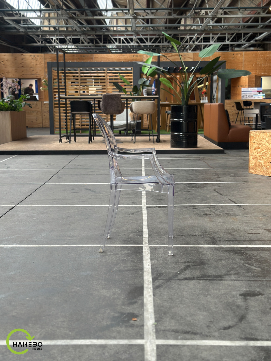 Kantinestoel | doorzichtig - Afbeelding 3