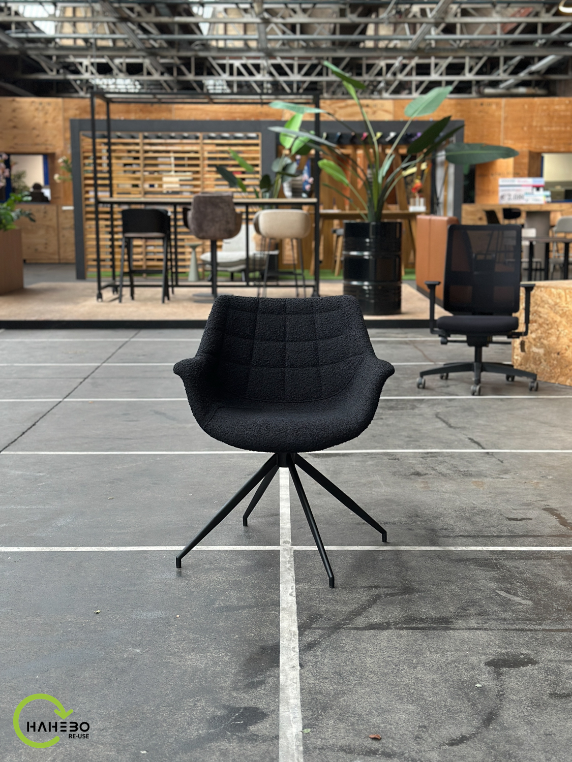 Vergaderstoel zwart | Zuiver