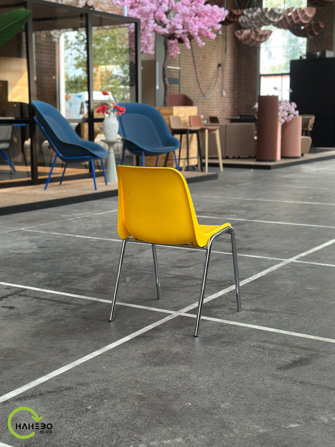 Kantinestoel | Geel - Afbeelding 3