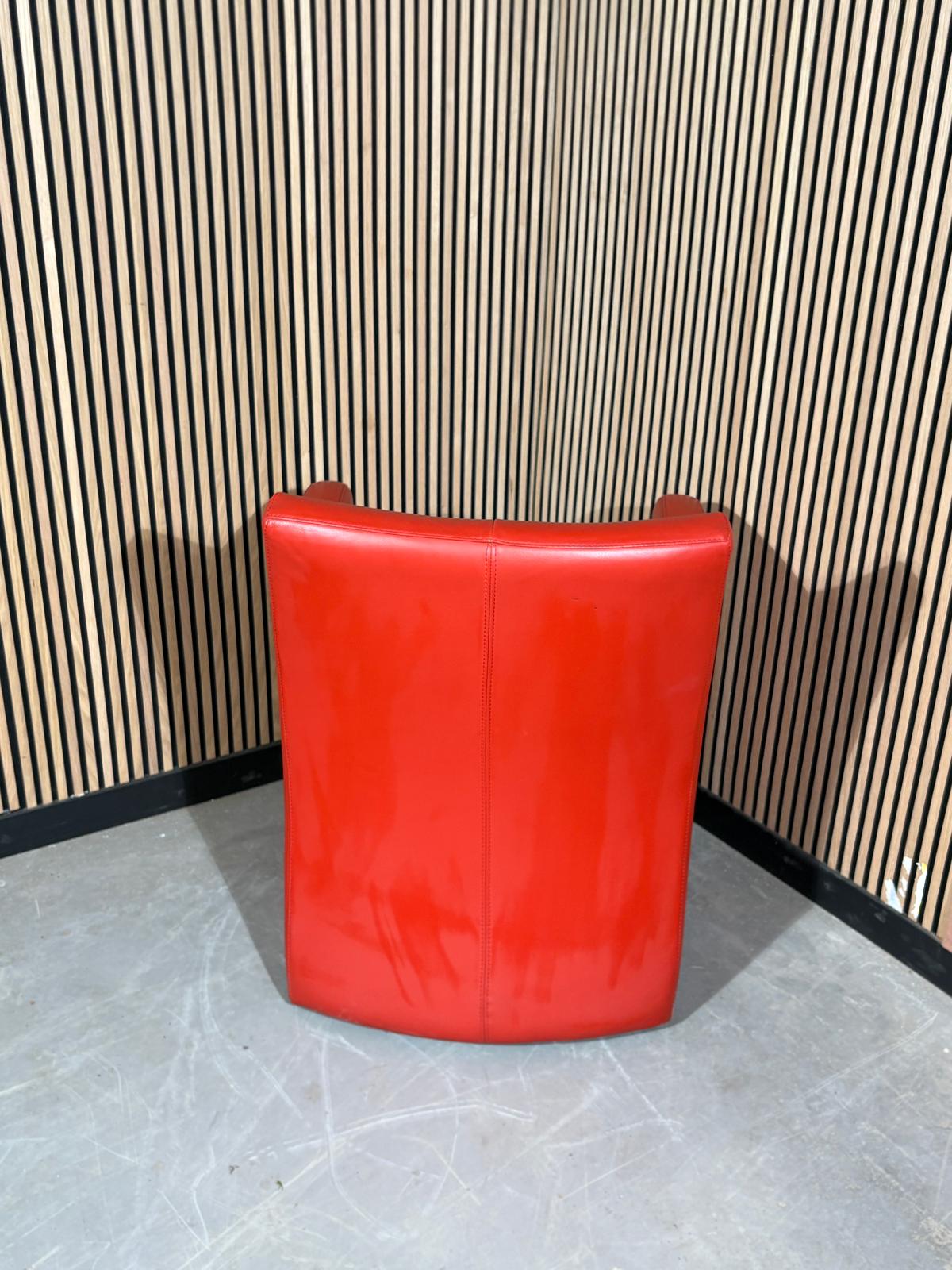 Fauteuil Leolux Rood (lage rugleuning) - Afbeelding 4