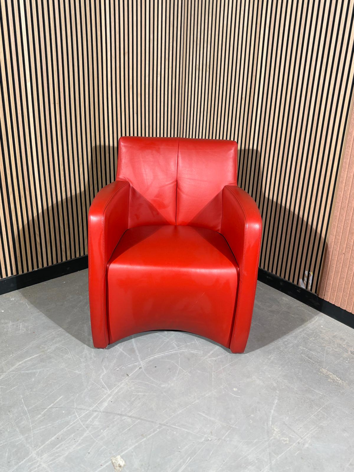 Fauteuil Leolux Rood (lage rugleuning) - Afbeelding 2