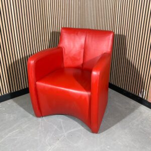 Fauteuil Leolux Rood (lage rugleuning)