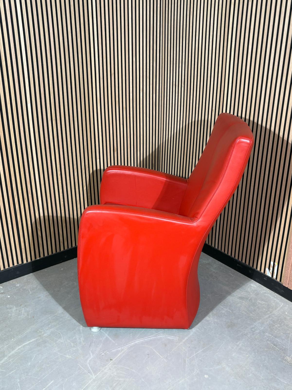 Fauteuil Leolux Rood (lage rugleuning) - Afbeelding 3