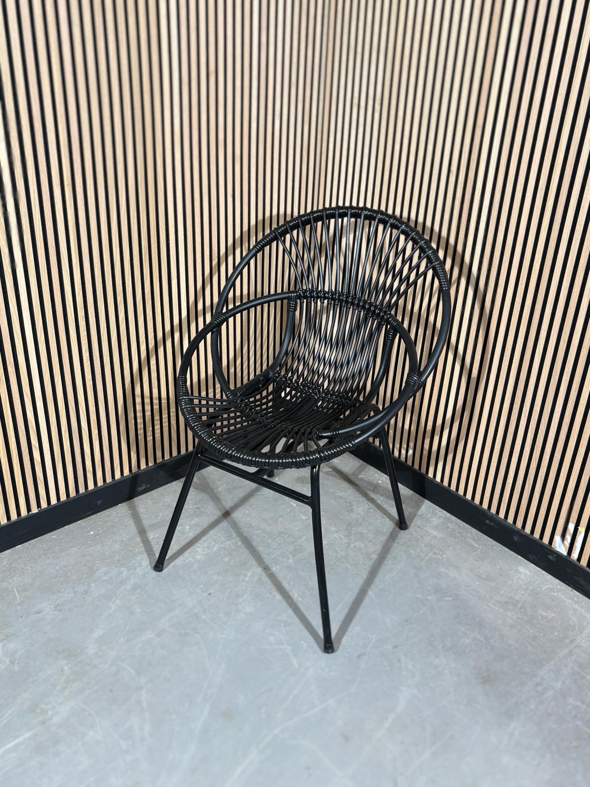 Kantine stoel Zwart