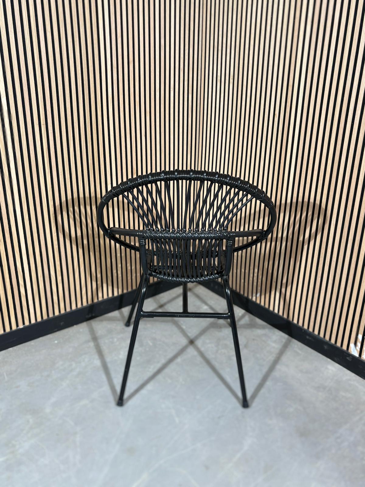 Kantine stoel Zwart - Afbeelding 4