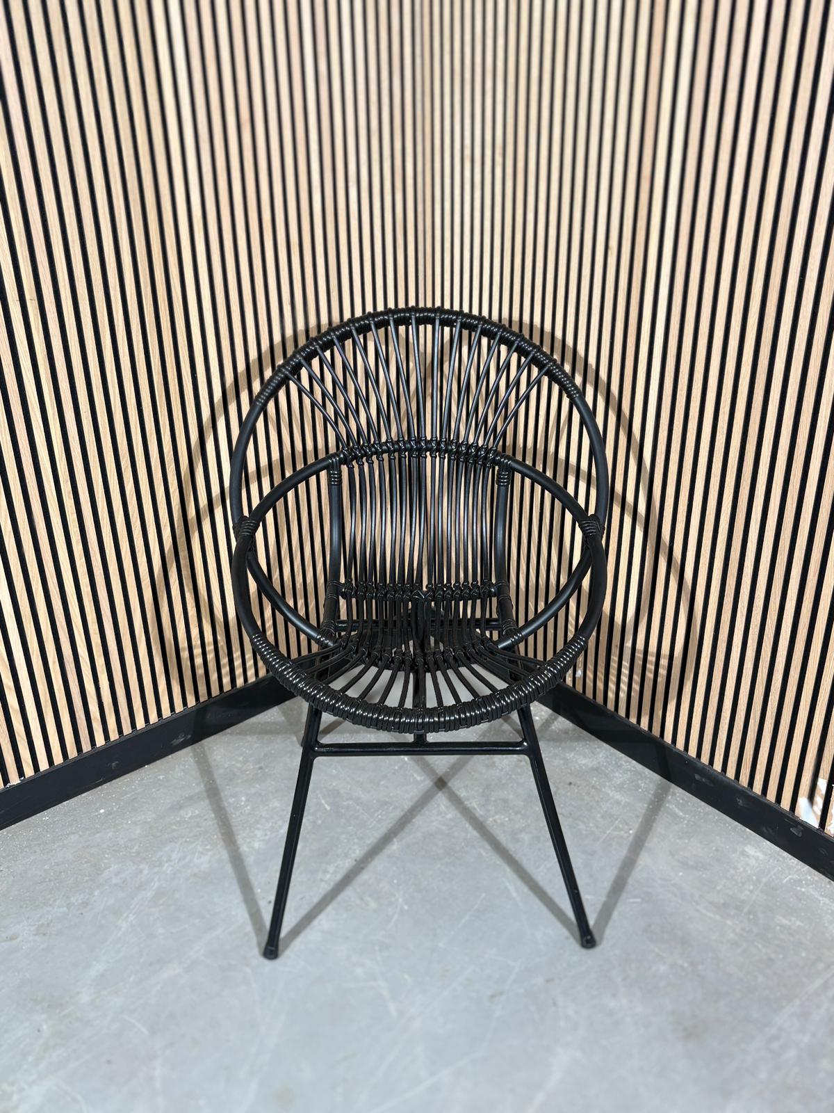Kantine stoel Zwart - Afbeelding 2