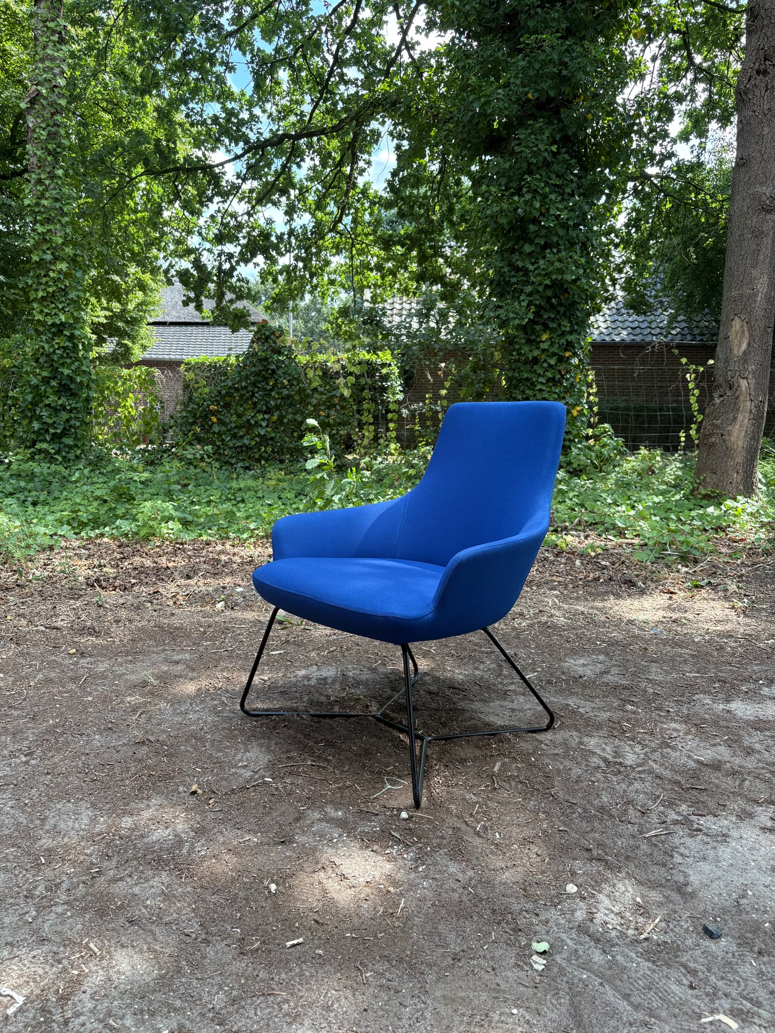 Vergaderstoel Slede Blauw