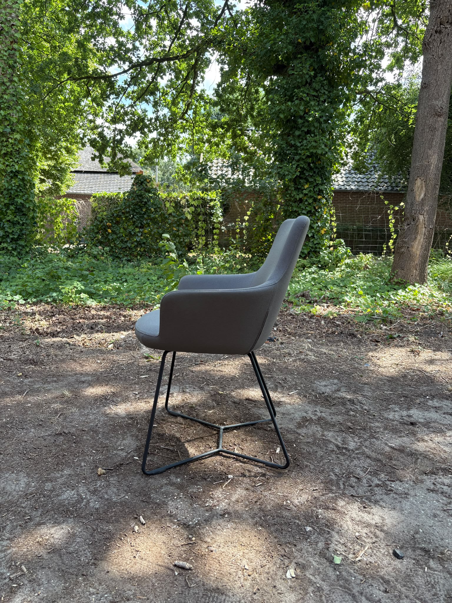 Vergaderstoel Grijs Slede - Afbeelding 3