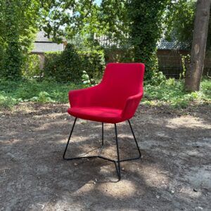 Vergaderstoel Rood slede